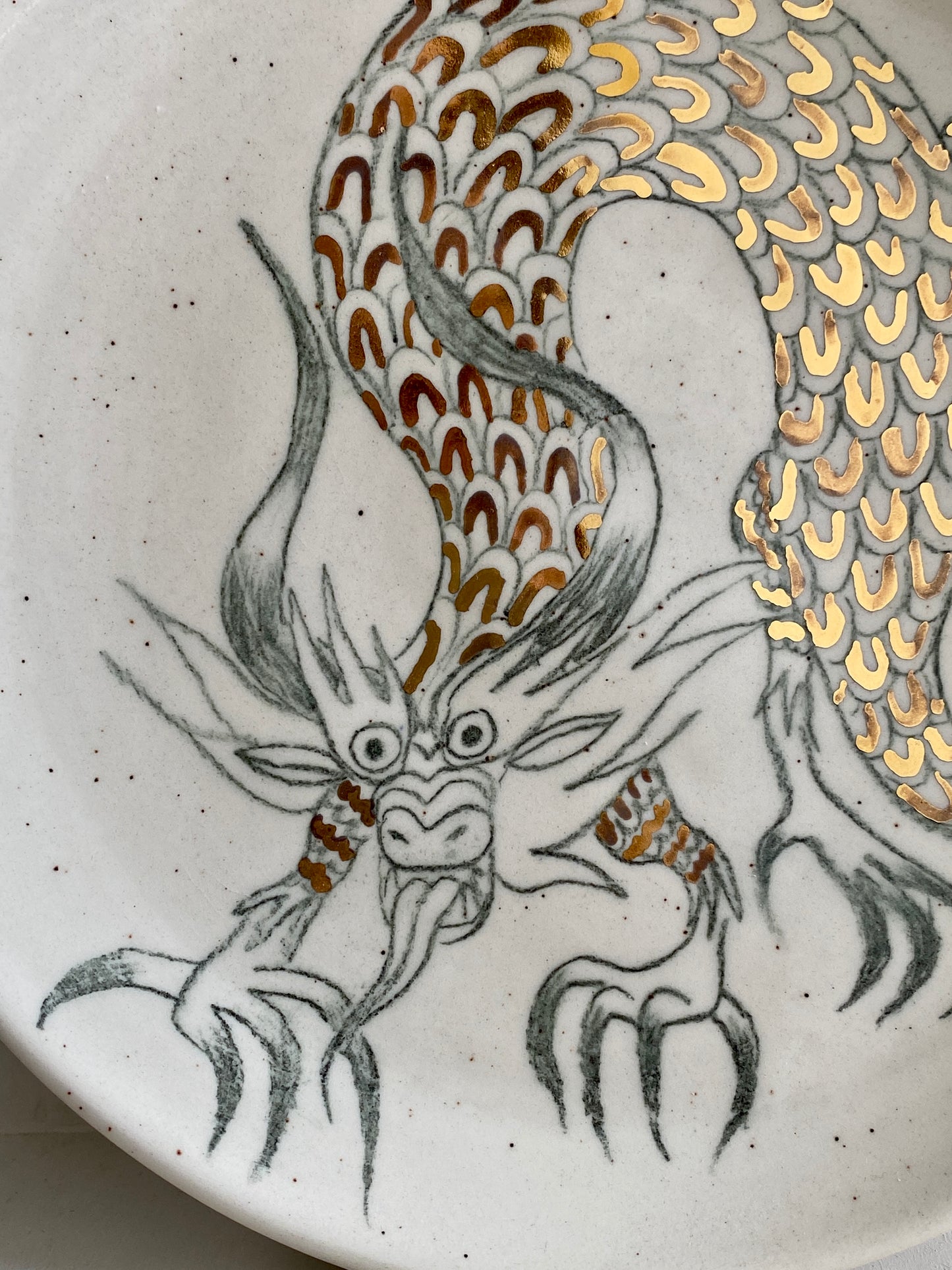 Gilded Dragon Plate