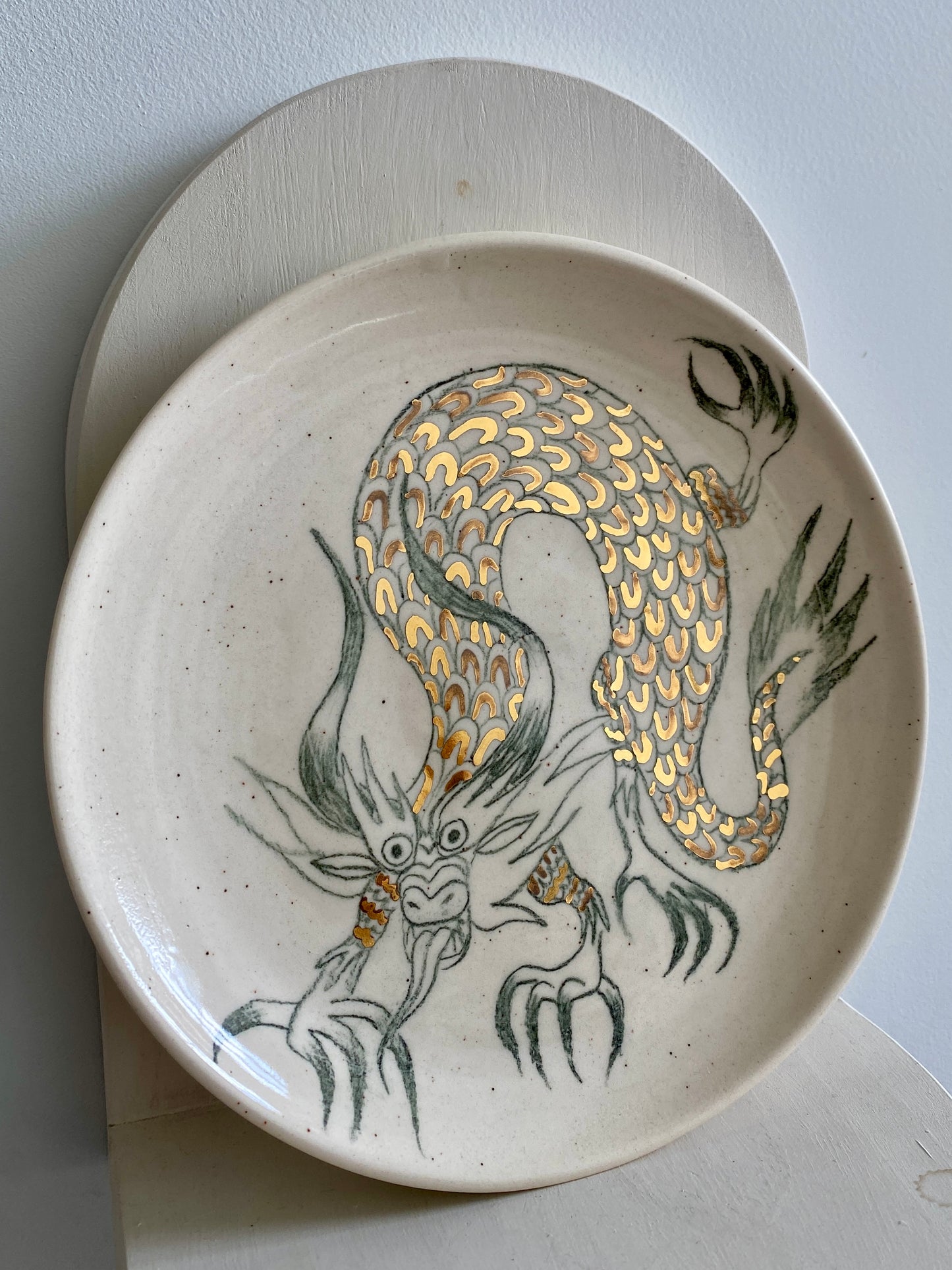 Gilded Dragon Plate